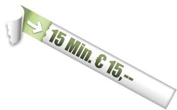 15 Min.  15,--